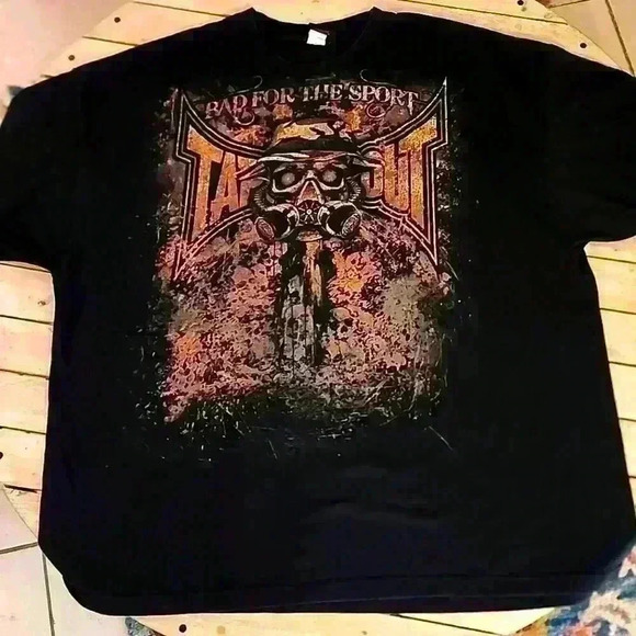 Tapout 3xl Charles "Mask" Lewis the founder of TapouT signature Cotton T Rare ♥️ - Picture 2 of 5